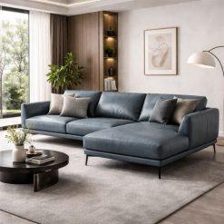 Sofa góc HHL331 thiết kế hiện đại, tối ưu không gian phòng khách.