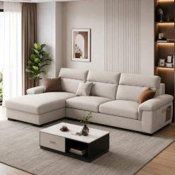 Sofa góc HHL 393 Sofa Huy Hoàng