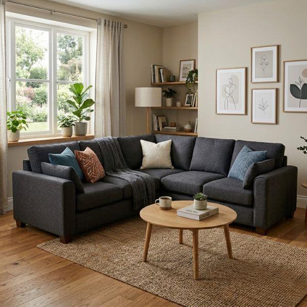 Sofa góc HHL 394 Sofa Huy Hoàng