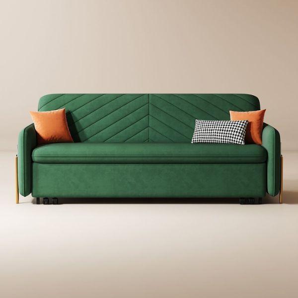 Sofa văng HHA 12 mang thiết kế hiện đại, tinh gọn, giúp không gian phòng khách trở nên sang trọng và rộng rãi hơn.