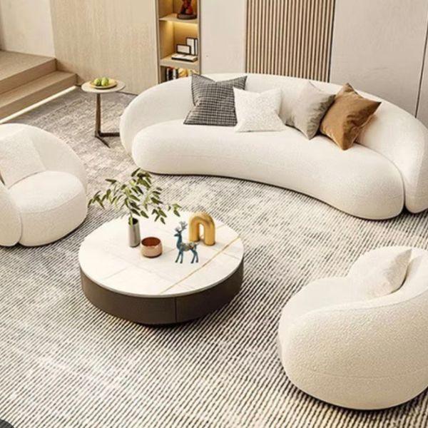 Sofa văng HHA 13 được sản xuất từ chất liệu cao cấp, khung chắc chắn và đệm mút êm ái, mang lại cảm giác thoải mái khi sử dụng.